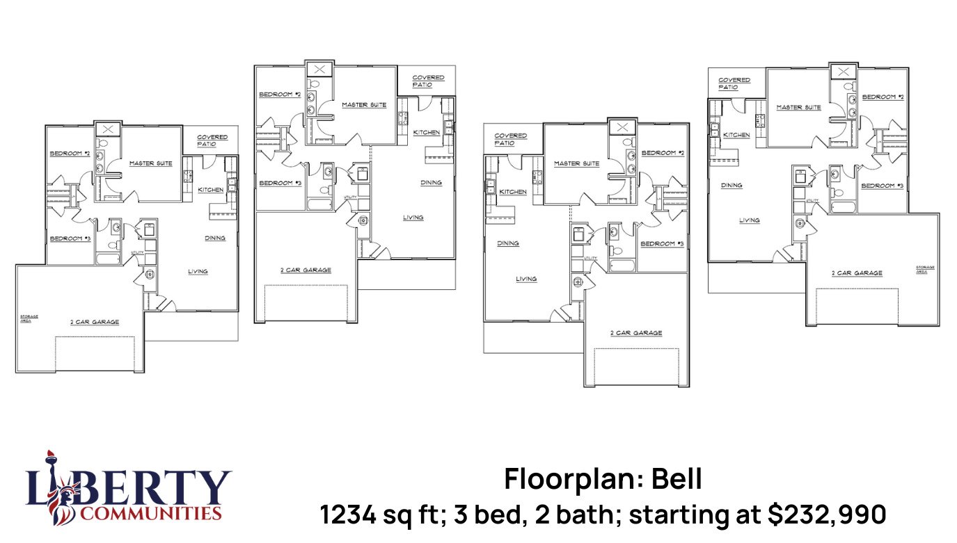 Bell A/B layouts Liberty Communities